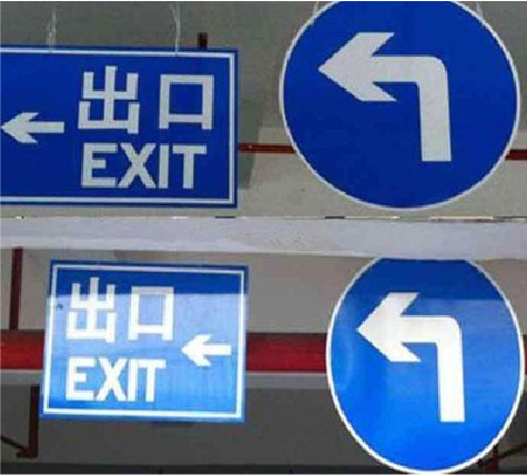 上犹在日常生活中如何区分标识与标牌？