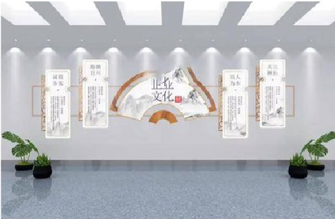 上犹企业文化墙设计的核心要素。