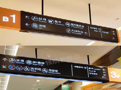 上犹如何通过商场标识牌引导客流分布？