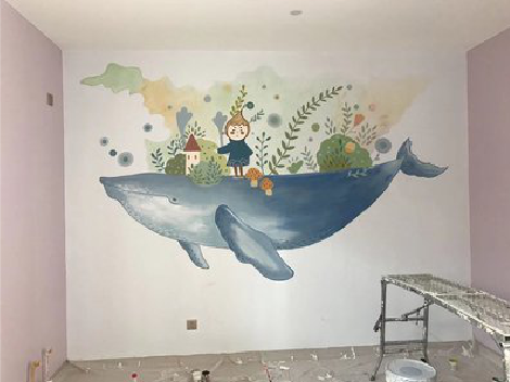 上犹手绘墙的特点及优势。