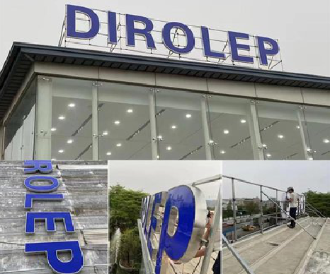 上犹楼顶发光字安装的注意事项。